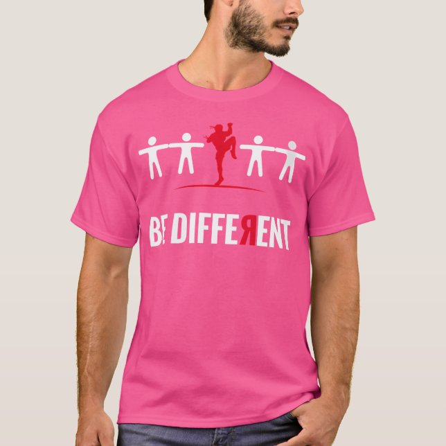 Camiseta ¿Quién será diferente Muay Thai? (Anverso)