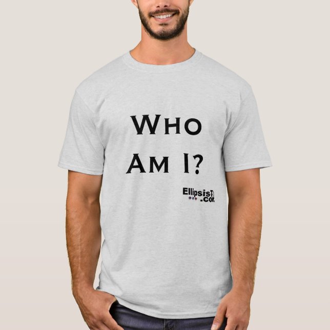 Camiseta ¿Quién son yo? (Anverso)