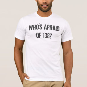 Camiseta ¿Quién tiene miedo de 138?