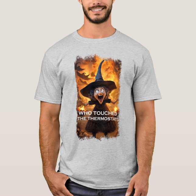 Camiseta ¿Quién Tocó El Termostato? (Anverso)