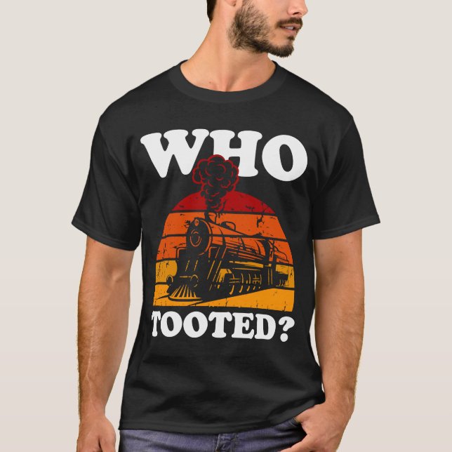 Camiseta ¿Quién tocó el tren? (Anverso)