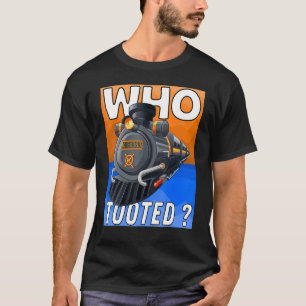 Camiseta Quién tomó al conductor del tren modelo de tren de