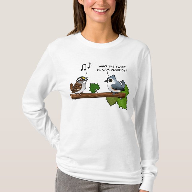 Camiseta ¿Quién tuitea? (Anverso)