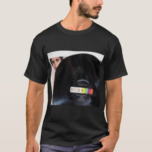 Camiseta Quién vende, estereofónico, grabado, etiqueta, mod