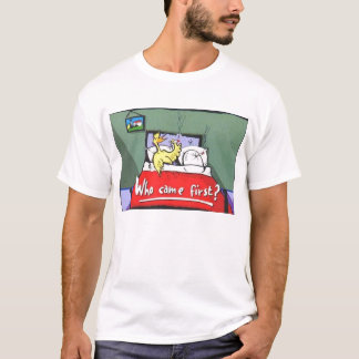 Camiseta quién vino primero