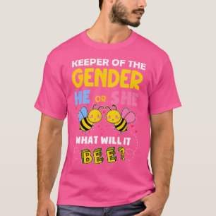 Camiseta Quienes cuidan el género revelan lo que será el gé