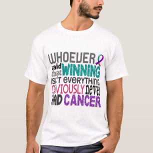Camiseta Quienquiera dijo al cáncer de tiroides