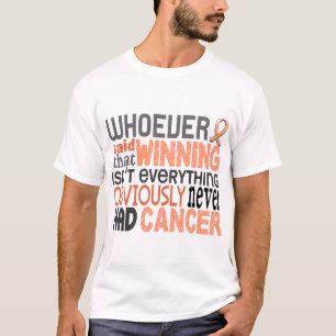 Camiseta Quienquiera dijo al cáncer uterino