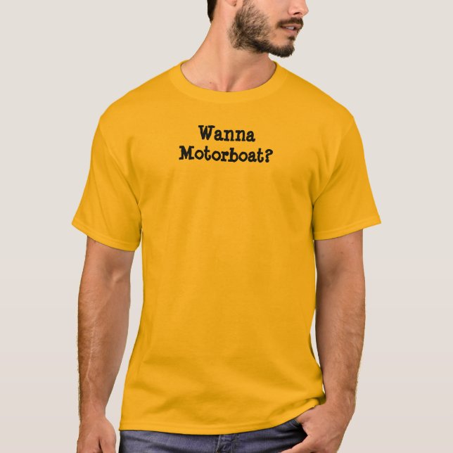 Camiseta ¿Quiera a la motora? (Anverso)