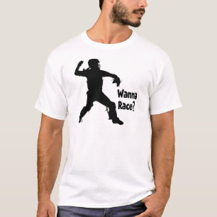 Camiseta Quiera competir con, ennegrecerse