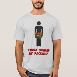 Camiseta ¿Quiera desempaquetar mi paquete?