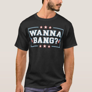 Camiseta Quiera golpear el 4to de los fuegos artificiales
