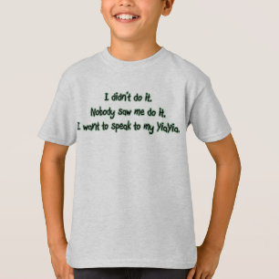 Camiseta Quiera hablar a YiaYia