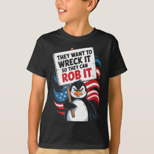Camiseta Quieren Destruirla Para Que Puedan Tirarla Contra 