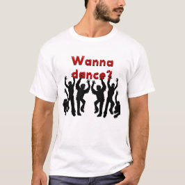 Camiseta ¿Quieres bailar? Baile de zombis.