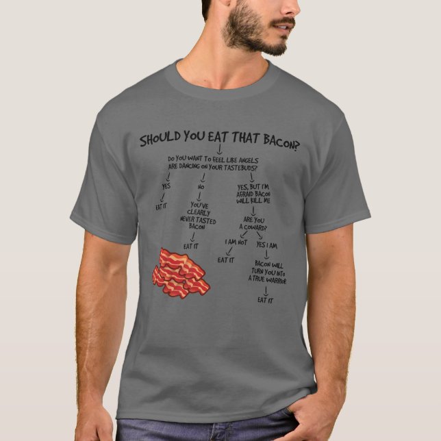Camiseta ¿Quieres Comer Ese Gracioso Regalo Bacon Lover? (Anverso)