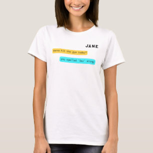 Camiseta "¿Quieres ir al gimnasio hoy?" Mujeres