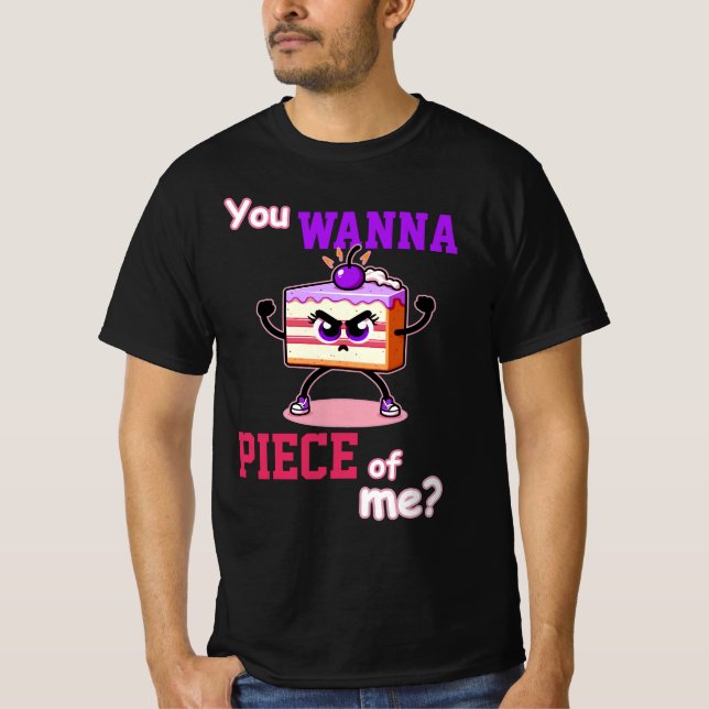 Camiseta Quieres pedazos de mí. Personalizado gracioso de t (Anverso)