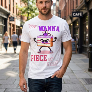 Camiseta Quieres pedazos de mí. Personalizado gracioso de t