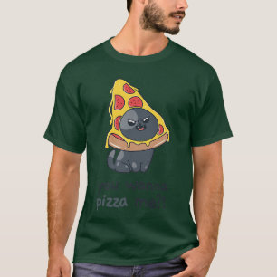 Camiseta Quieres Pizza me cat meme food Premium 