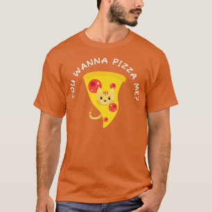 Camiseta Quieres Pizza Me Cat Meme Food Premium6224