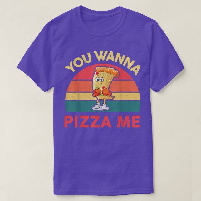 Camiseta Quieres Pizza Me Men Mujeres Divertidas Italianas  (Diseño del anverso)