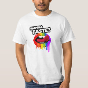CAMISETA QUIERES PROBAR EL ARCOÍRIS