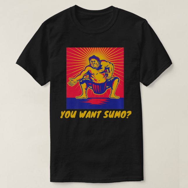 Camiseta Quieres Sumo Premium (Diseño del anverso)