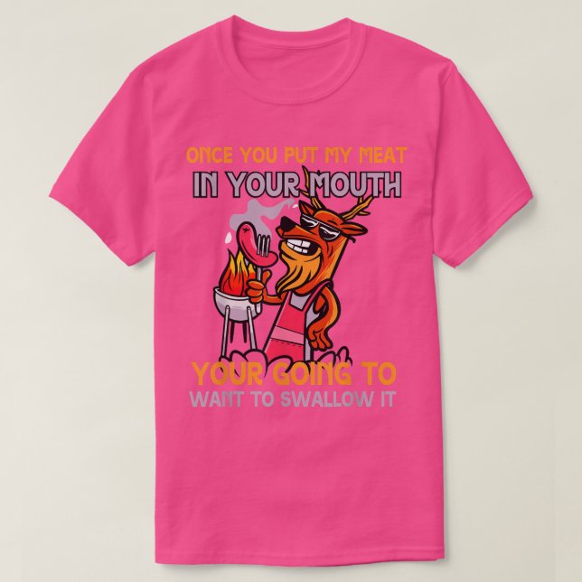 Camiseta ¿Quieres Tragar La Parrilla De Cocina? (Diseño del anverso)