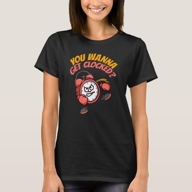 Camiseta Quieres Un Karate De Boxeo Bloqueado (Anverso)