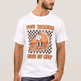 Camiseta Quieres Un Trozo De Mí Payaso De Calabaza Groovy D