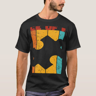 Camiseta Quieres Un Trozo De Mí Retro Jigsaw Desconcertante