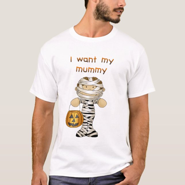 Camiseta Quiero a mi momia (Anverso)