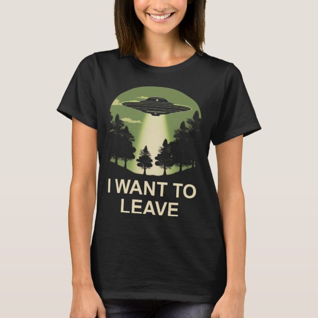 Camiseta Quiero abandonar el secuestro de extranjeros (Anverso)