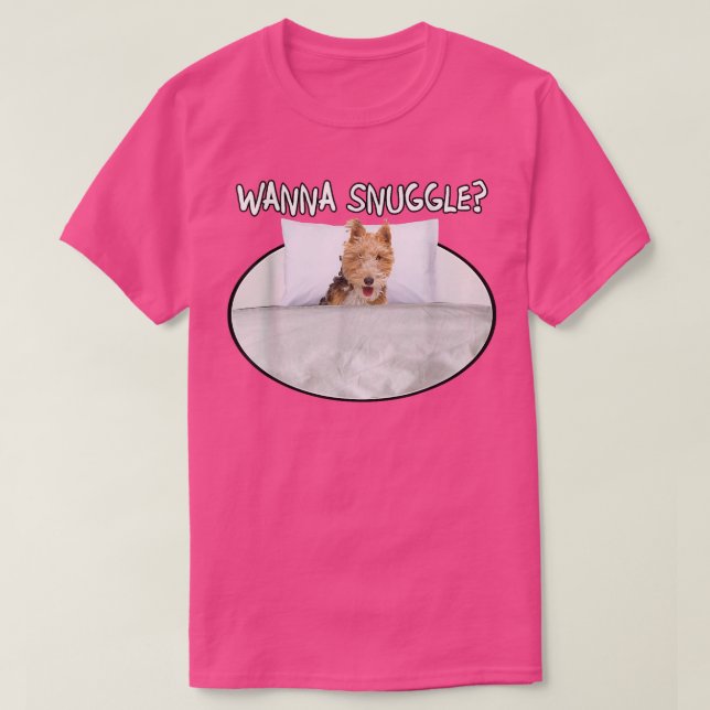 Camiseta Quiero Amudecer Para El Terrier (Diseño del anverso)