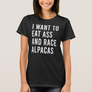 Camiseta Quiero Comer Raza Alpacas Pero