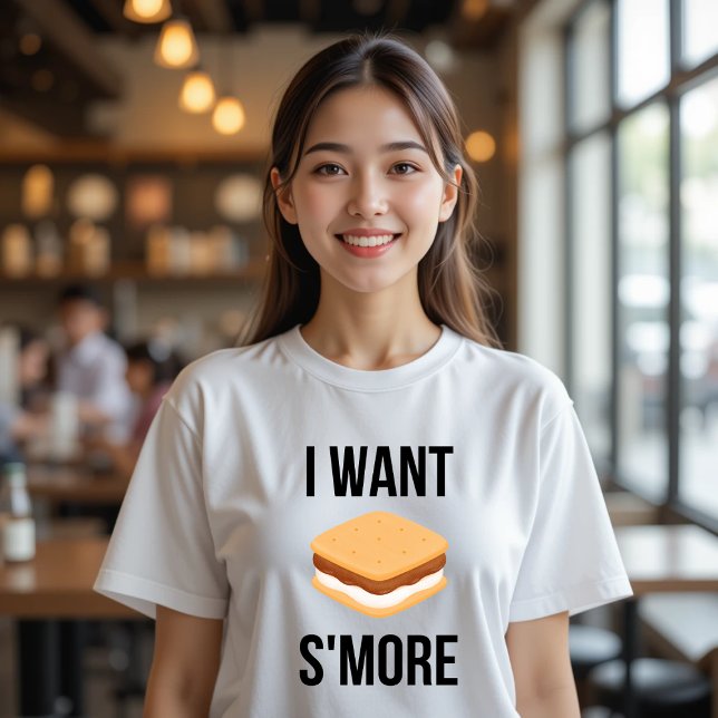 Camiseta Quiero comida más divertida (Subido por el creador)