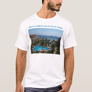 Camiseta Quiero comprar un tiempo compartido