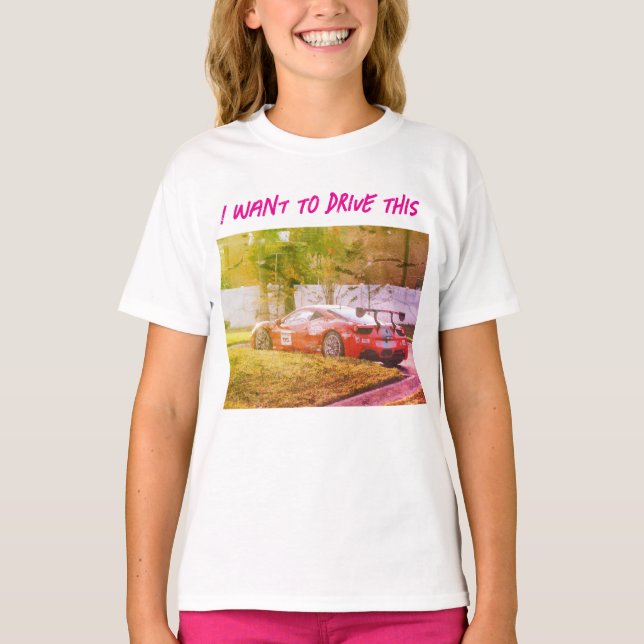 Camiseta Quiero conducir esto (Anverso)