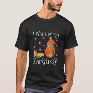 Camiseta Quiero Corgi Para Navidades Divertido Perro De San