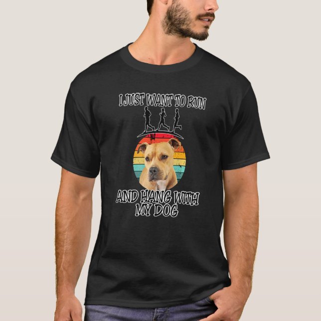 Camiseta Quiero Correr & Colgar Con Pitbull (Anverso)
