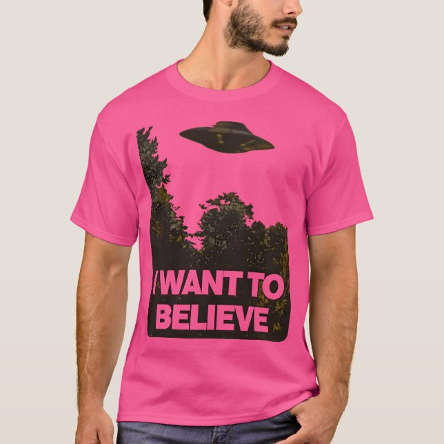 Camiseta Quiero creer (Anverso)