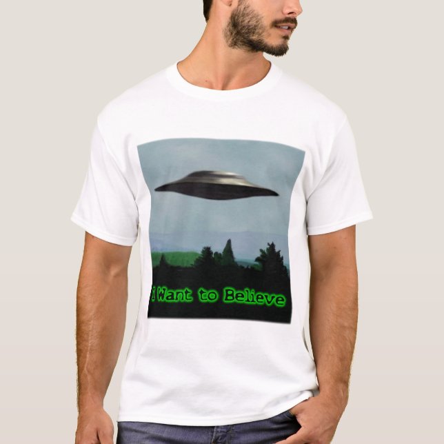 Camiseta Quiero creer (Anverso)