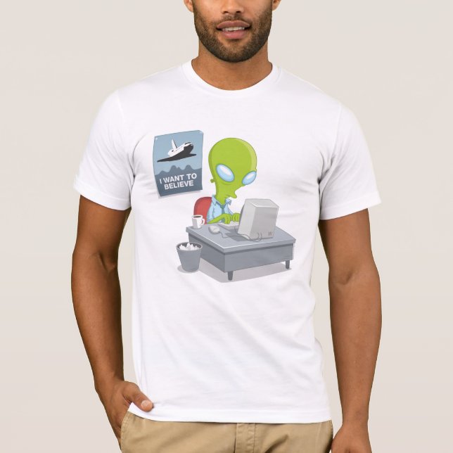 Camiseta Quiero creer (Anverso)