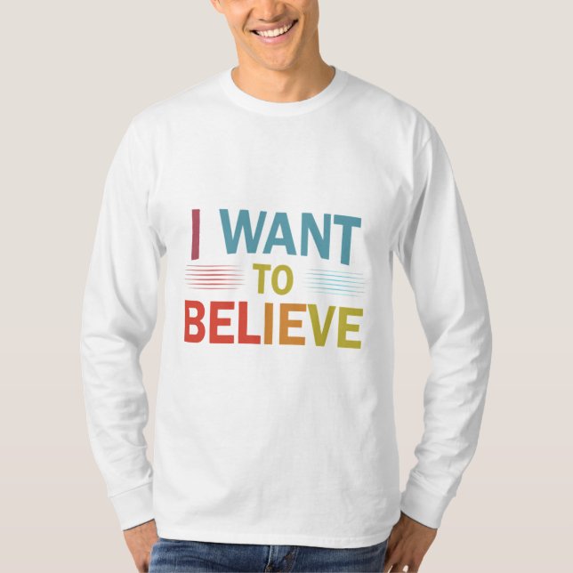 CAMISETA QUIERO CREER (Anverso)