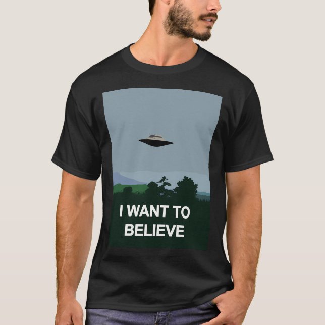 Camiseta Quiero creer (Anverso)