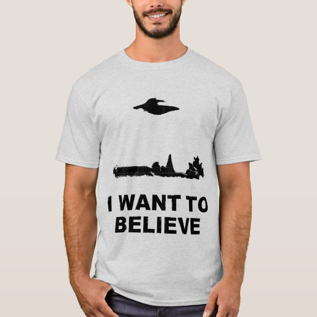 Camiseta Quiero creer (Anverso)