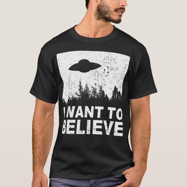 Camiseta Quiero creer (Anverso)