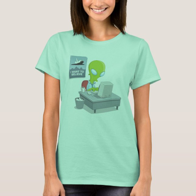 Camiseta Quiero creer (Anverso)