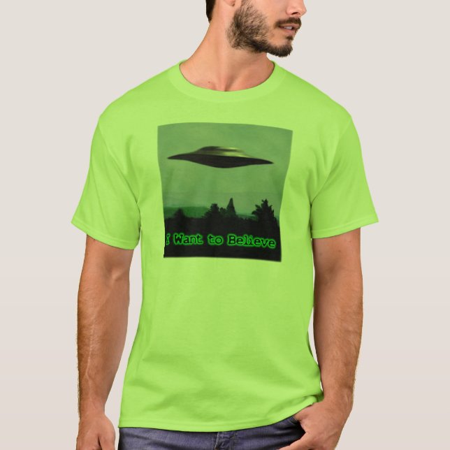 Camiseta Quiero creer (Anverso)